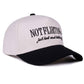 0731 Not Flirting Two Tone Canvas Cotton Cap SI-28474 Zenana Consgt.