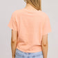 PUFF' Champagne Diet Graphic S/S Seamless Faux Crop