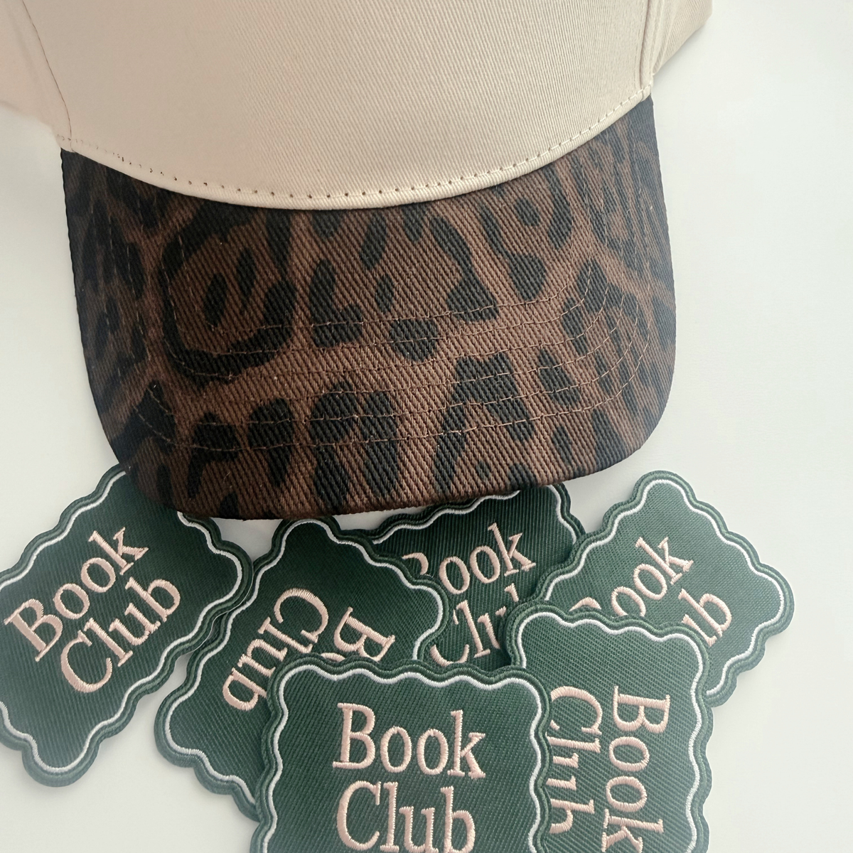 2.5" Book Club -  Embroidered Hat Patch