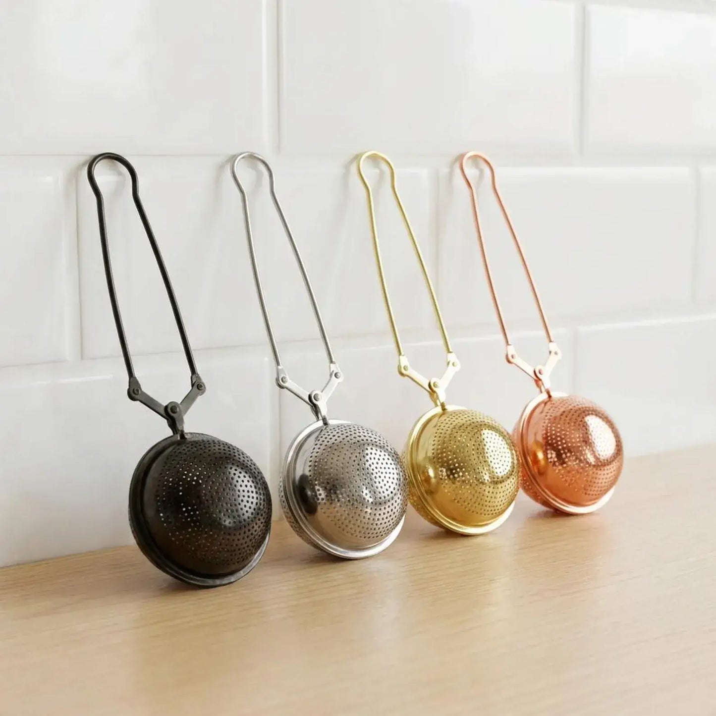 Stainless Steel Tea Strainer | Faire Market Bestseller