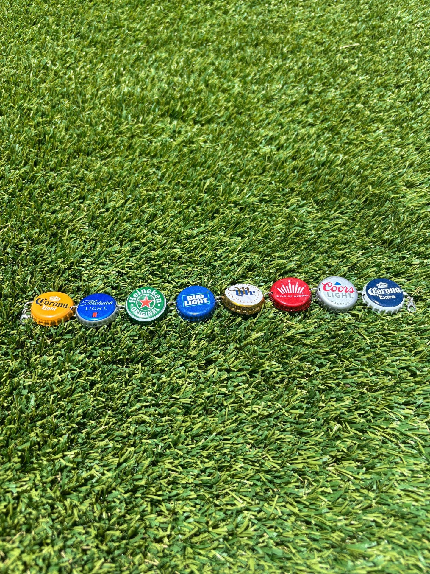 Trendy Beer Bottle Top Hat Chain