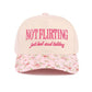 Not Flirting Two Tone Canvas Cotton Cap