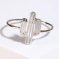 Gold Dipped Delicate Adjustable Cactus Ring