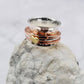 Gold Heart Spinner Ring