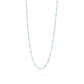 18K Gold Stainless Steel Turquoise Chain Necklace