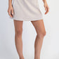 MODAL SCUBA FLAT PIPING SKORT