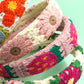 FLORAL CROCHET SOFT WOVEN KNIT HEADBAND HAIR BAND | 40HB182