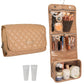 Joan & David The Teardrop Quilted Roll Hanging Toiletry Bag