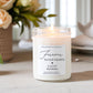 Memorial Gift Candle / Lavender Vanilla Scent