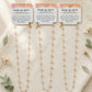 Dainty Crystal Chip Necklace 18K Gold Plated, Waterproof