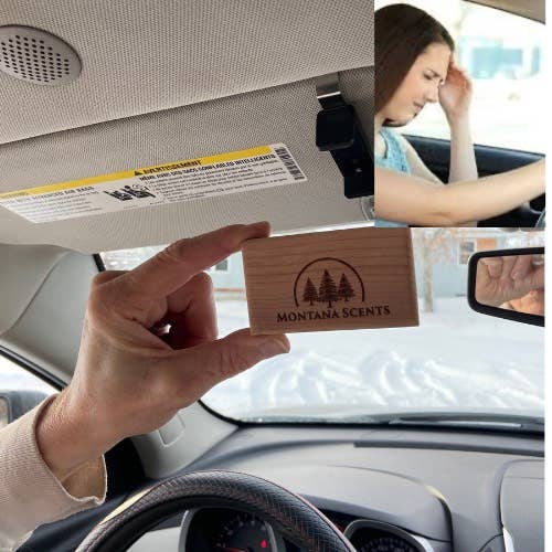 Montana Motion Sickness Car Air Freshener Ginger Vanilla
