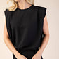 Round Neck Pleated Top
