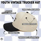Kid/Baby 2-Tone Cap: Put It on My Dad's Tab (Black/Beige)