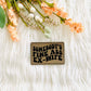 Somebody's fine ass ex-wife leather hat patch