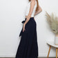 B3663-ASIS TIE WAIST WIDE LEG PANTS