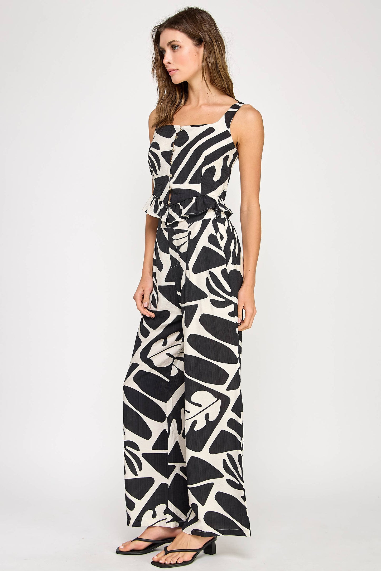 Woman's Floral two piece matching set