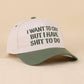 Two Tone Snapback Hat