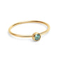 18K Gold PVD Stainless Steel Birthstone Stacking Ring