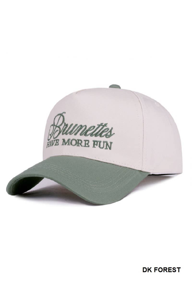 .Two Tone Canvas Cotton Cap