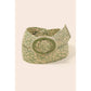 Hoop Buckle Wide Braided Belt