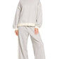 Scuba Contrast Trim Piping Detail Sweatshirts & Pants 2PC Se