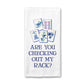 Mahjong Kitchen Towel Mah jongg Tile Game Decor Hostess Gift