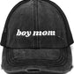 Criss Cross Ponycap - Boy Mom - Black
