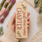 Just One More Chapter Bookmark DIY Wood Embroidery Kit