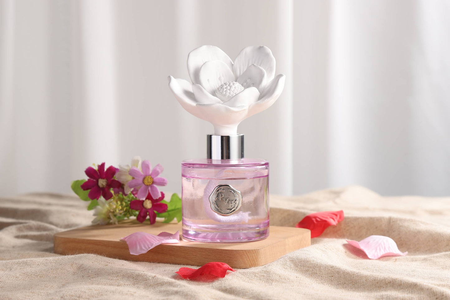 Magnolia Flower Diffuser Gift Set - Elegant Peony