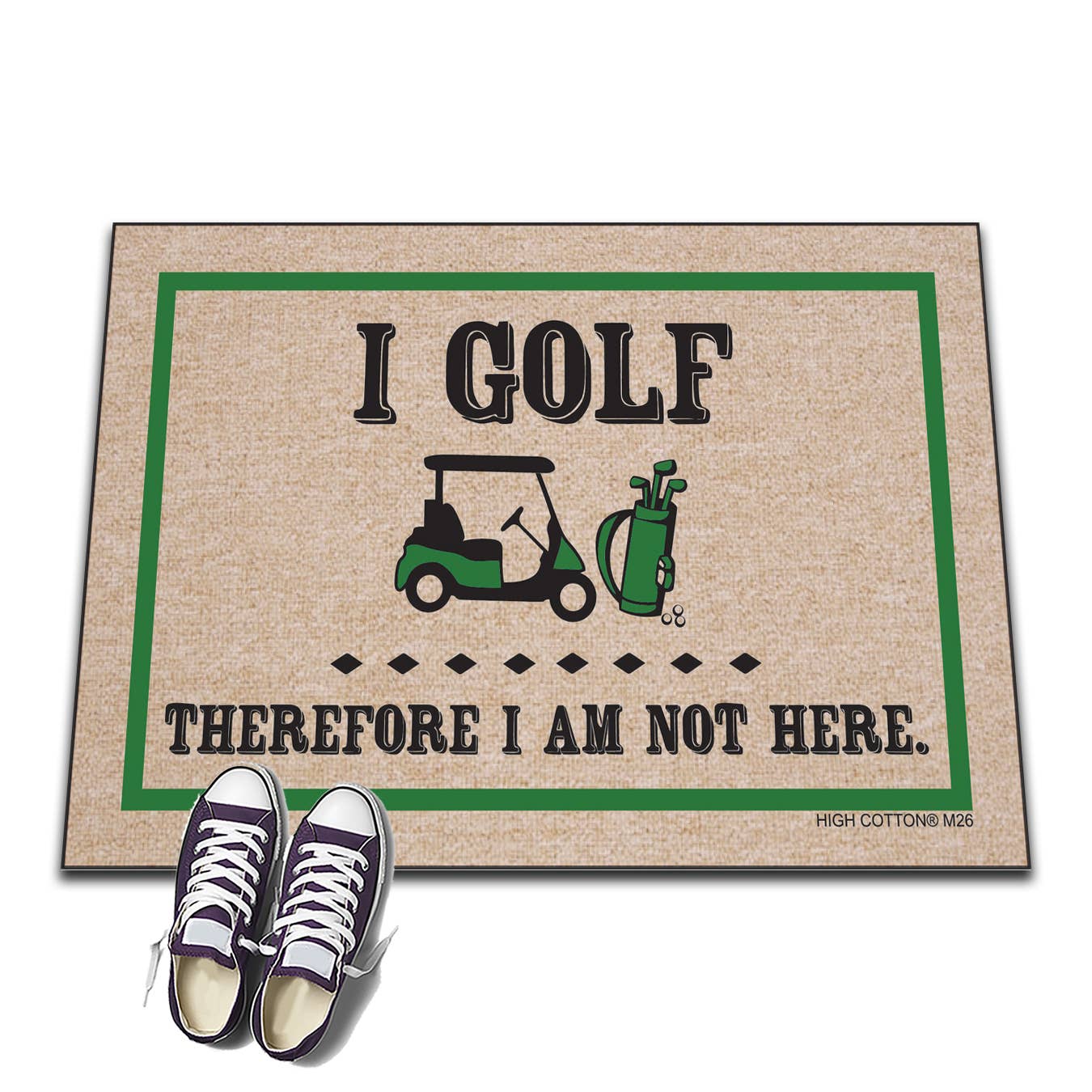 I Golf Therefore Mat