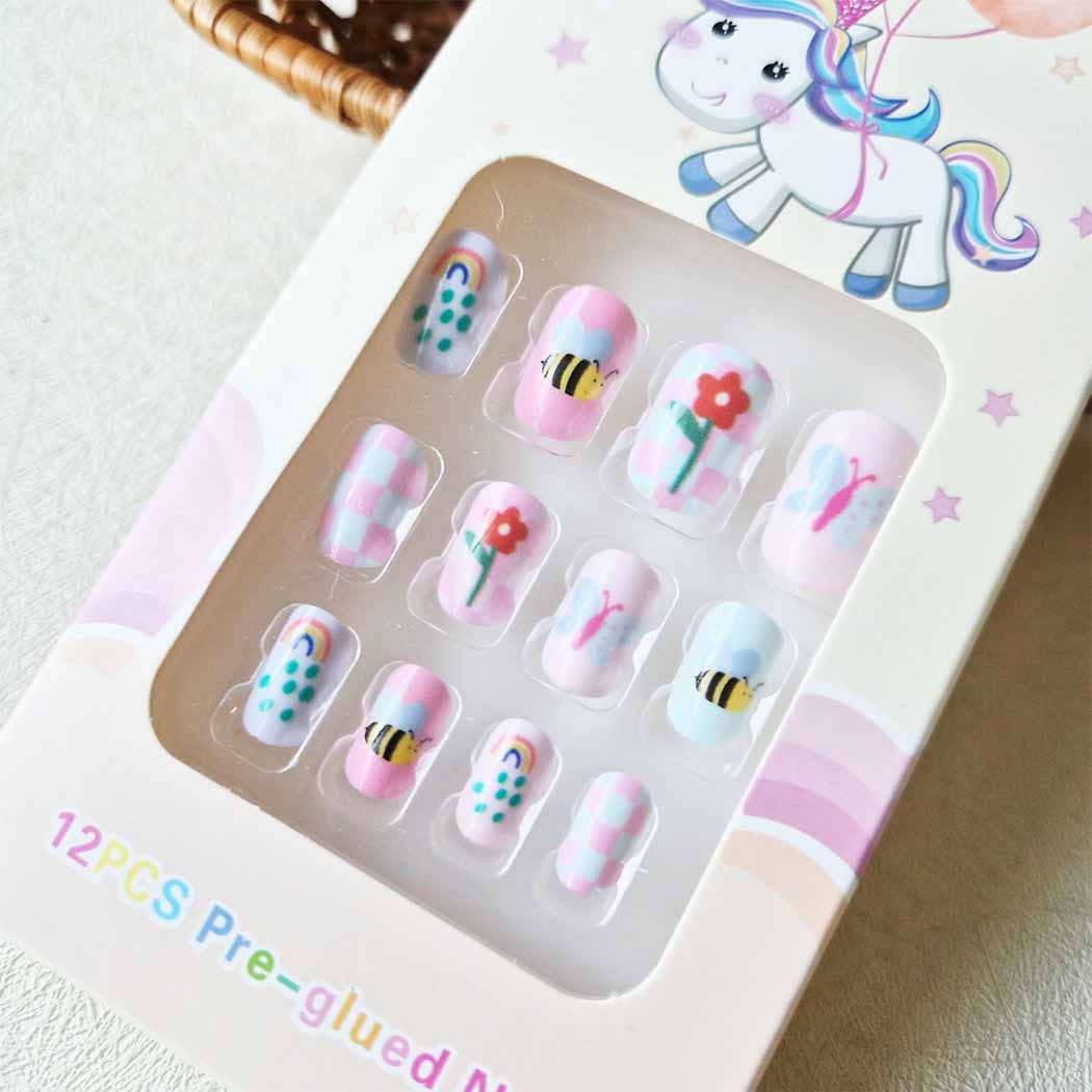 Fun Fake Artificial Kid's False Nail Tips