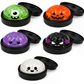 4" Halloween Glitter Jelly Dumpling - Black Steamer