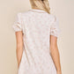 Vintage Floral Bow Romper