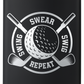 Golf Flask - Stainless Steel