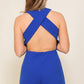 Cross Back Wide Leg Jumpsuit