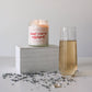 OMG! You're Engaged! Soy Candle - Clear Jar - Pink + Red