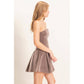 Strapless Mineral Wash Dress