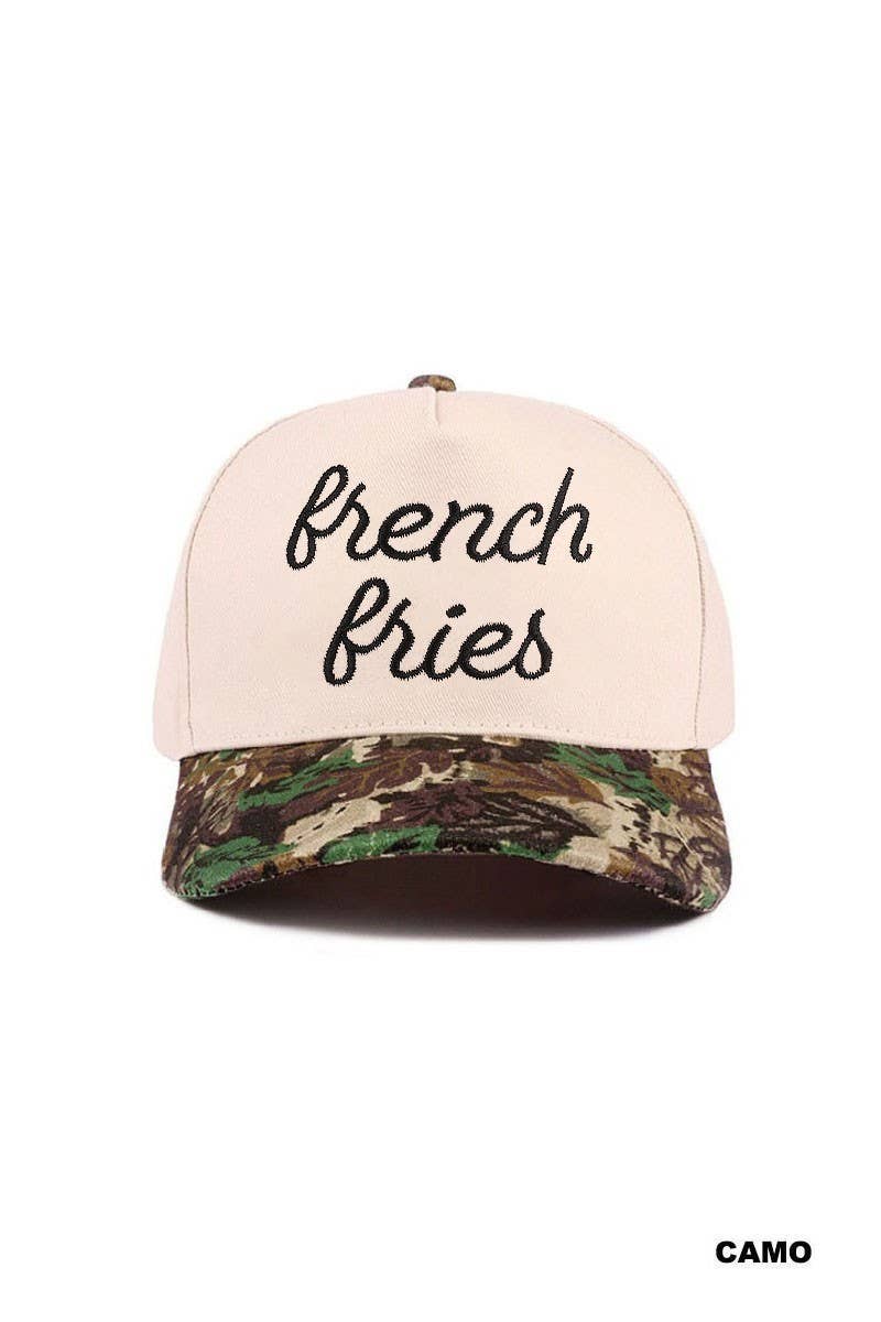 French Fries Two Tone Cotton Hat