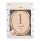 Wooden Monthly Milestone Photo Props Discs, Oval Bear