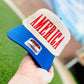 America 3D Puff Patriotic Trucker Hat