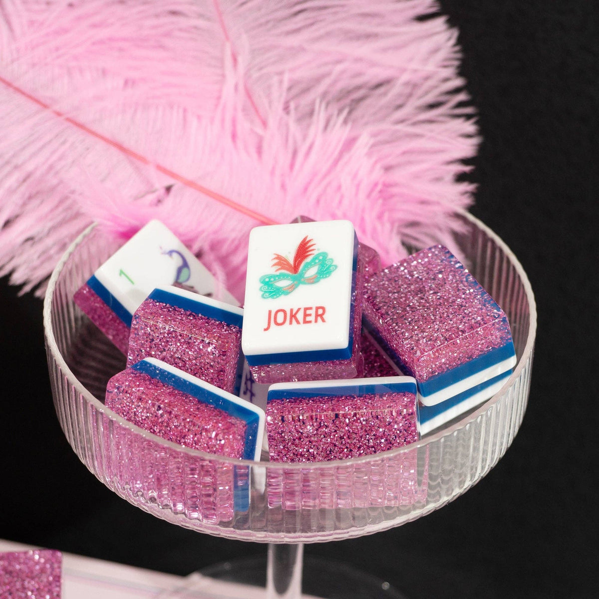 Jade Bloom Mahjong Set - Pink Stardust 06-02