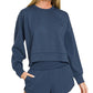 Scuba Sweatshirts & Shorts 2PC Set SI-27476 Zenana