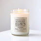 Funny Retirement Gift Candle / Warm Wishes Scent