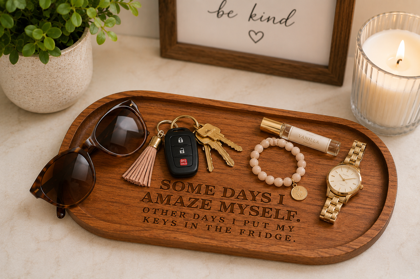Some Days I Amaze Myself Valet Tray