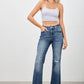 P8191M-MID RISE BOOT CUT WITH DESTROY
