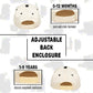 Kid/Baby 2-Tone Cap: Certified Mamas Boy Brown/Beige