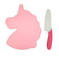 Unicorn Cutting Board & Knife Set – Kid-Safe
