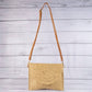 Straw Woven Gold Accents Clutch Bag
