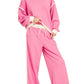 Scuba Contrast Trim Piping Detail Sweatshirts & Pants 2PC Se