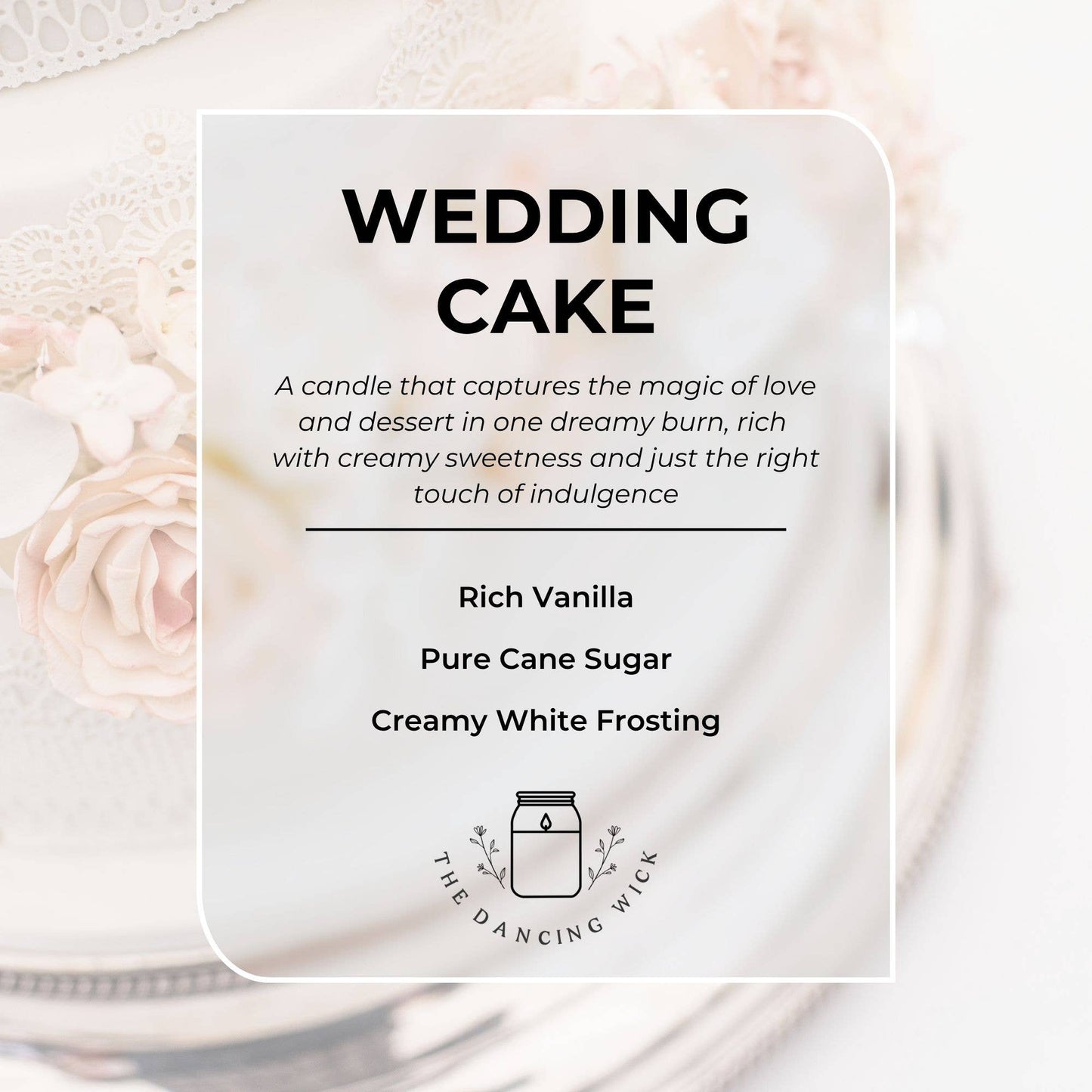Congrats on your Engagement / Wedding Cake Candle